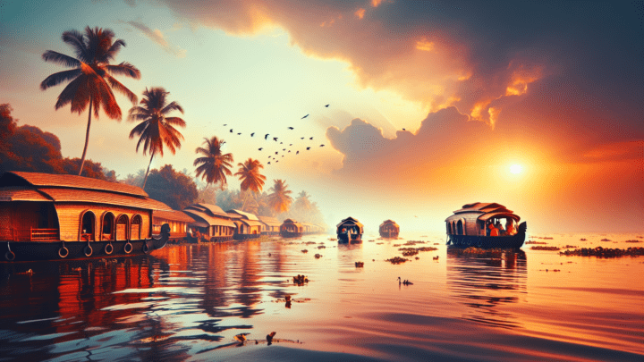 Backwaters von Kerala