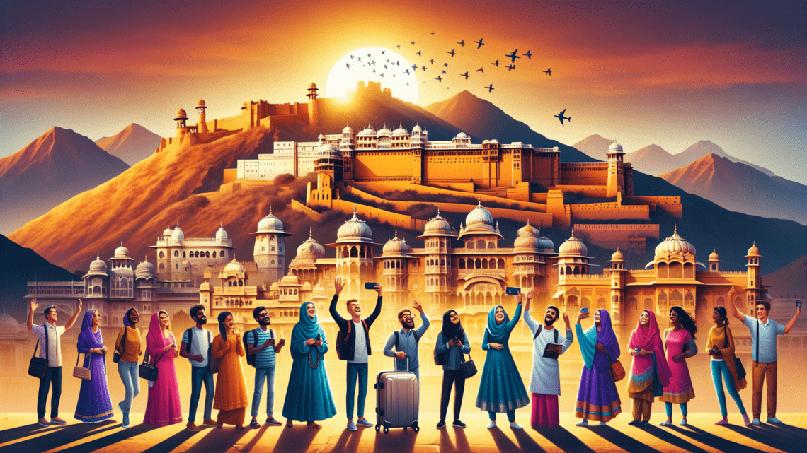 Rajasthan Paläste (insbesondere City Palace und Amber Fort)