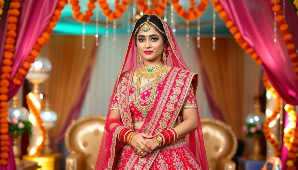 Indisches Brautkleid Hochzeitstracht