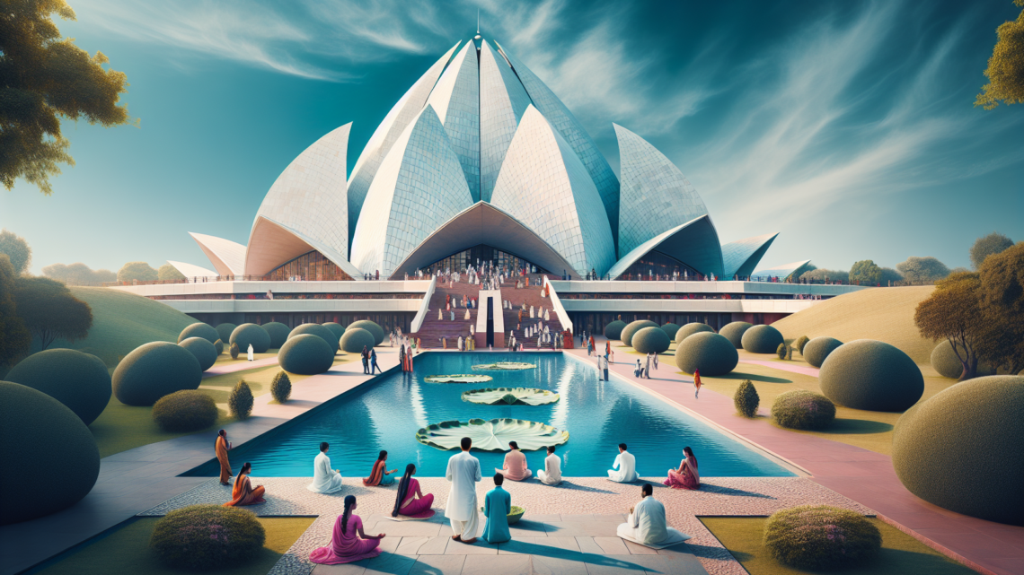 Besichtigung des Lotus Tempels in Delhi – moderne Architektur und spirituelle Ruhe