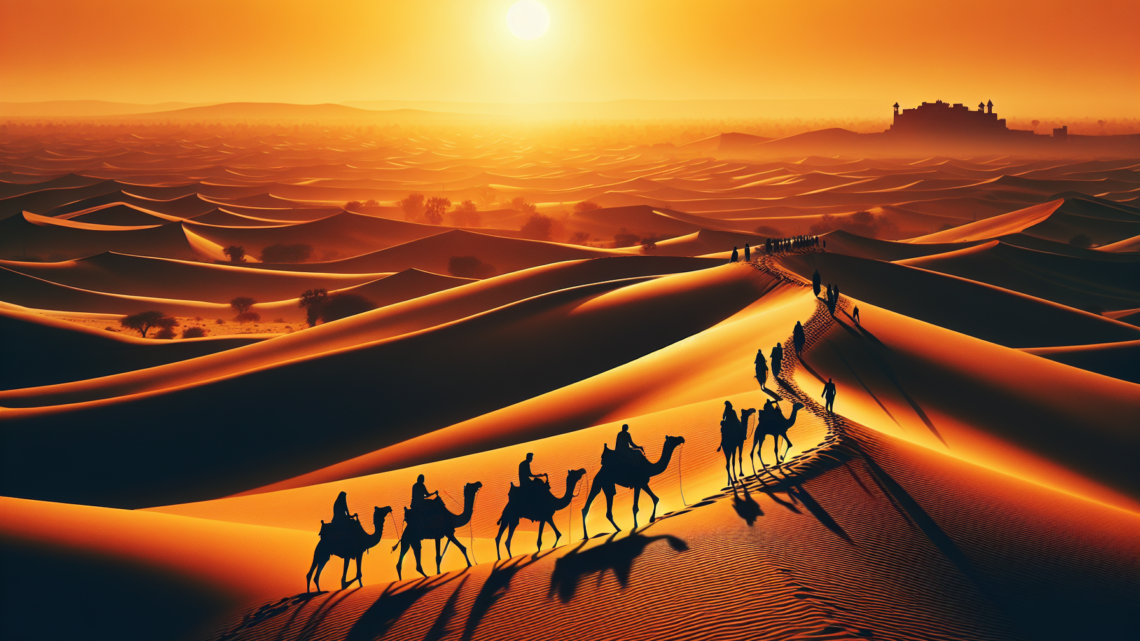 Erkundung der Sanddünen von Jaisalmer – Wüstenabenteuer mit Kamelsafari