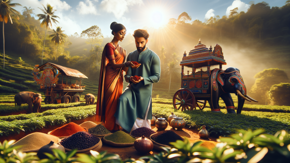 Gewürzproduktion in Indien