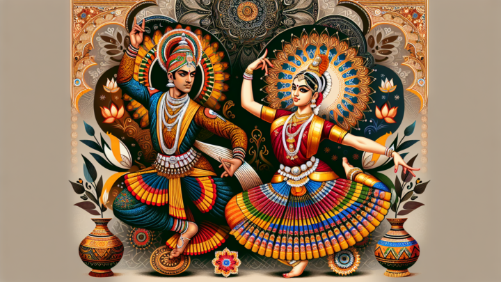 Kathak und Bharatanatyam Tänze