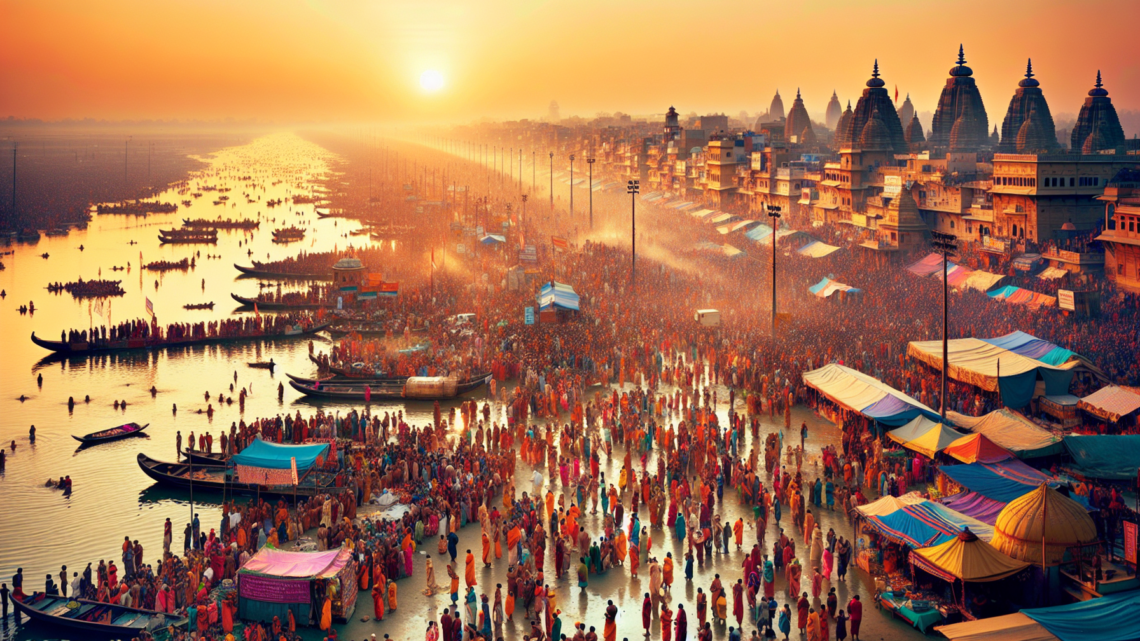 Kumbh Mela Massenfest