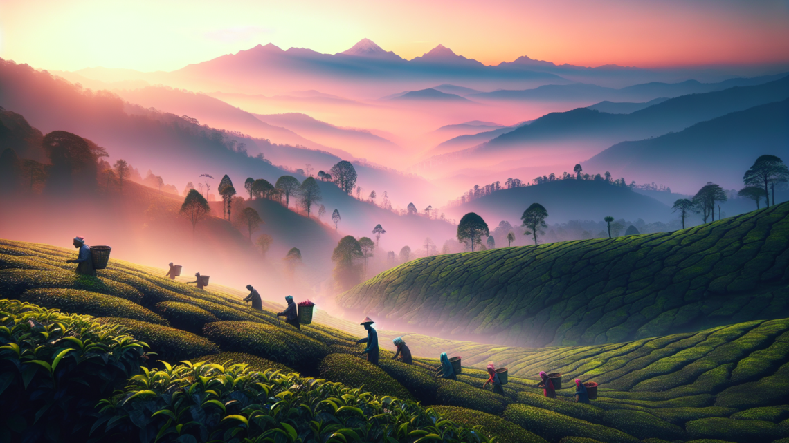 Teeplantagen in Darjeeling