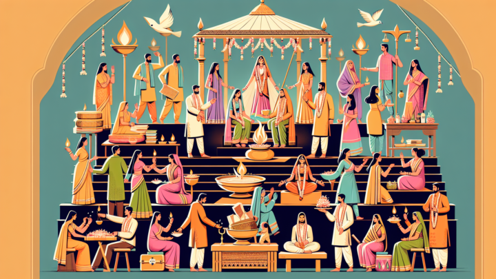 Teilnahme an einem Hindu-Hochzeitsritual – Einblick in eine kulturell reiche Tradition