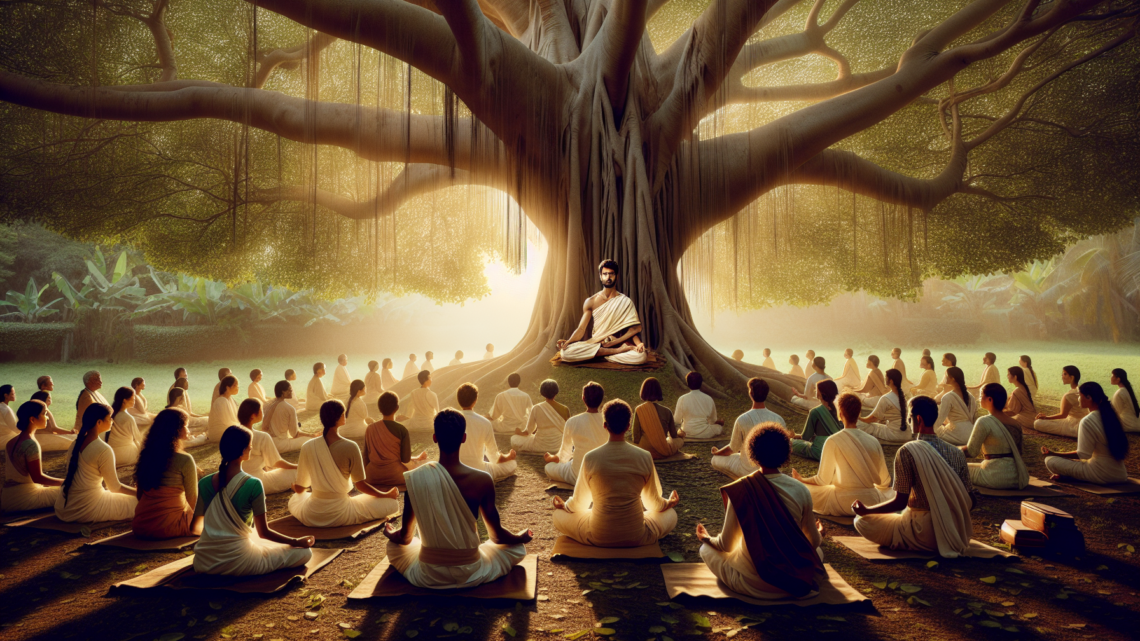 Teilnahme an einer Meditation im Vipassana Retreat – tiefe Selbstreflexion und Ruhe