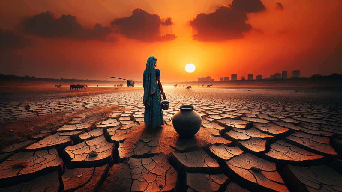 Wasserverknappung in Indien