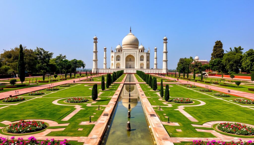 Char Bagh Garten des Taj Mahal