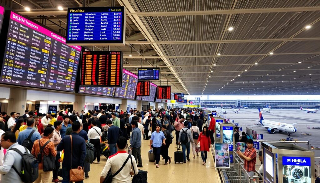 Flugverbindungen nach Delhi