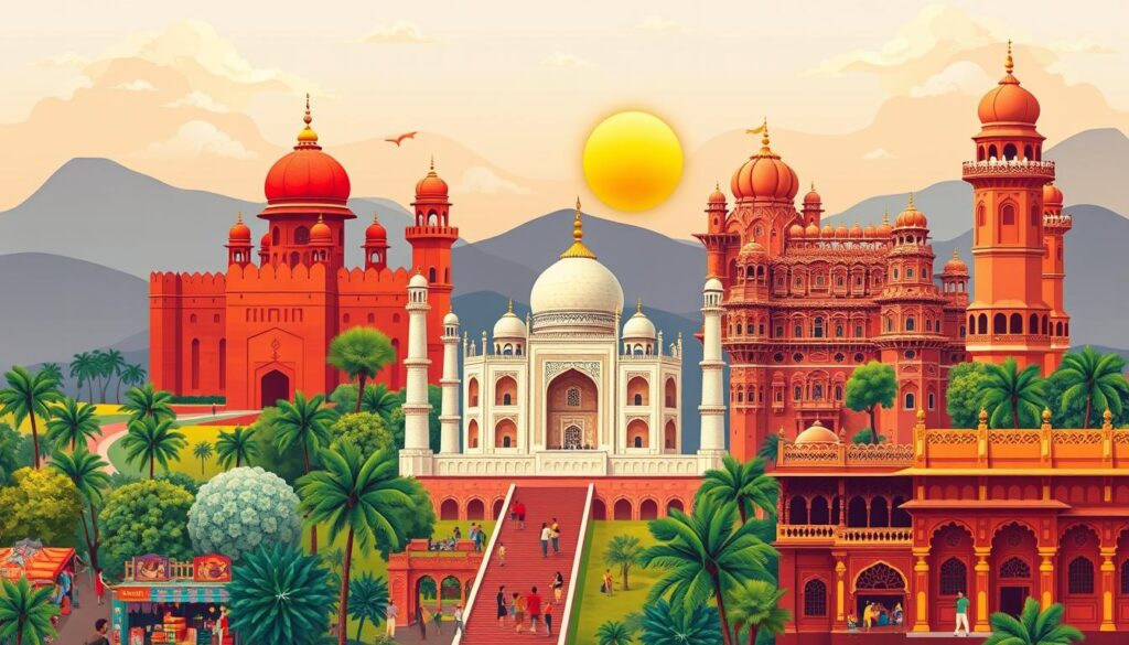 Goldenes Dreieck Indien Reise