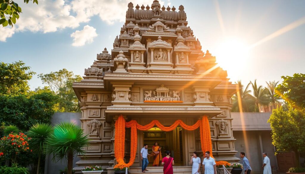 Hinduistische Tempel spirituelle Orte