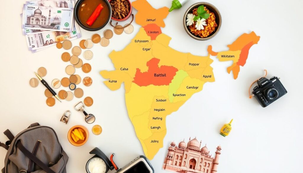 Indien Reisekosten Budgetplanung