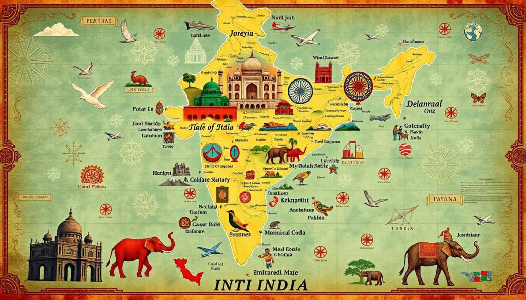 Indien Reiseroute Planung