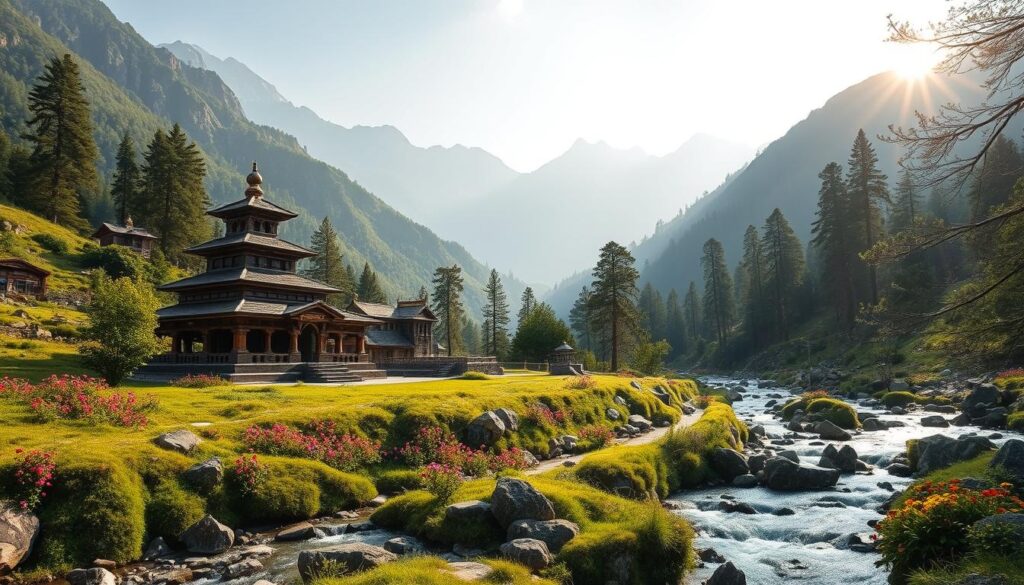 Meditationsstätten in den Himalaya-Regionen