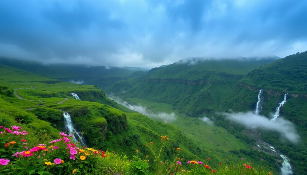 Monsunlandschaft in Nepal Monsunlandschaft in Nepal