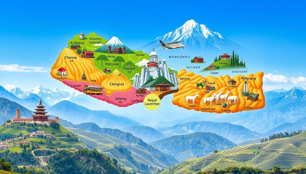 Nepal Reiseregionen Übersicht Nepal Reiseregionen Übersicht