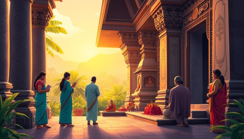 Respektvolles Verhalten in religiösen Stätten Indiens