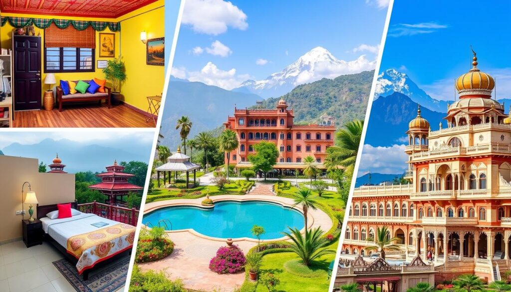 Unterkunftsoptionen Nepal und Indien