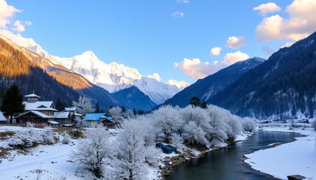 Winterliche Landschaft in Nepal Winterliche Landschaft in Nepal