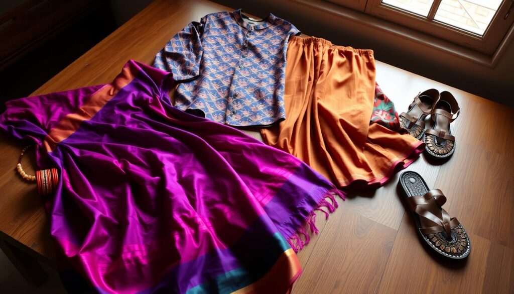 Kleidung für Indienreise