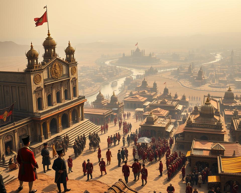 Britische Ostindien-Kompanie Koloniale Expansion