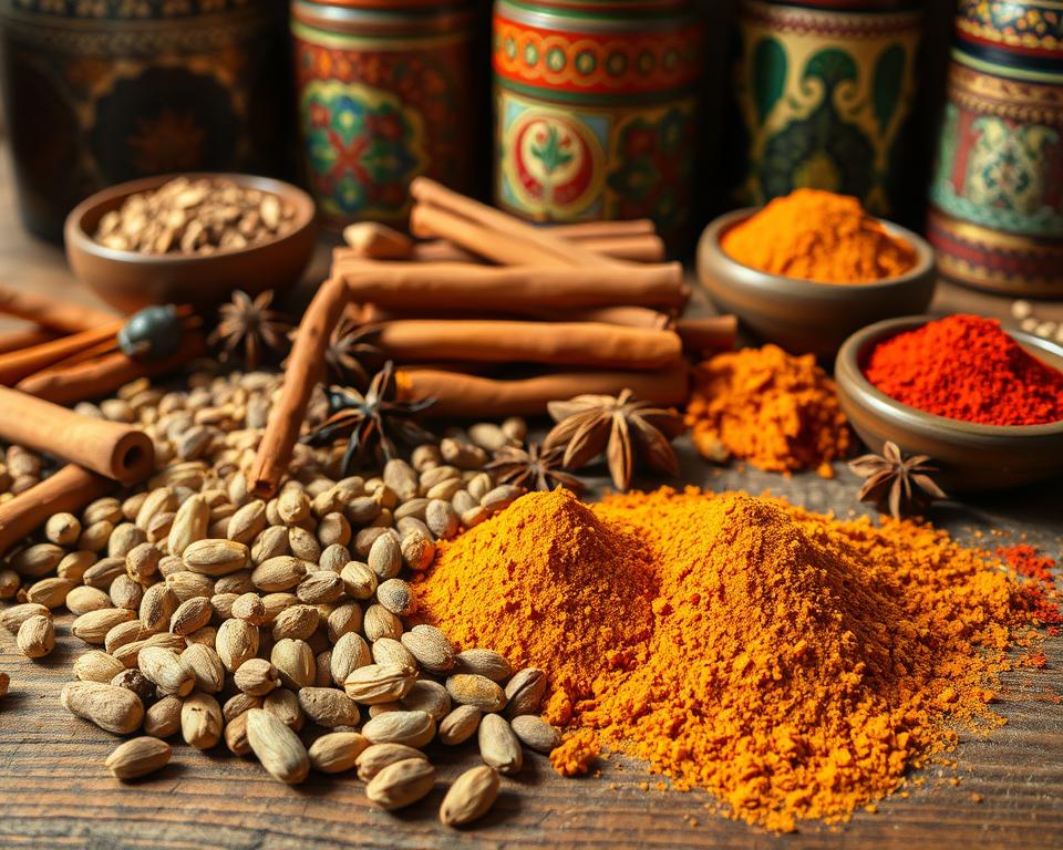 Indische Küche Gewürze