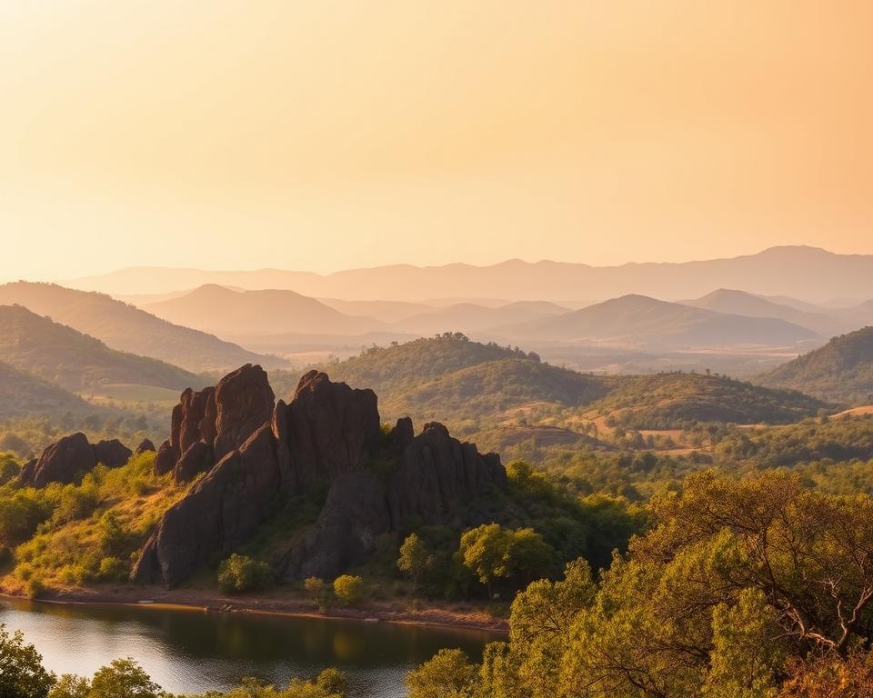 Landschaft Nationalpark Ranthambhore Landschaft Nationalpark Ranthambhore