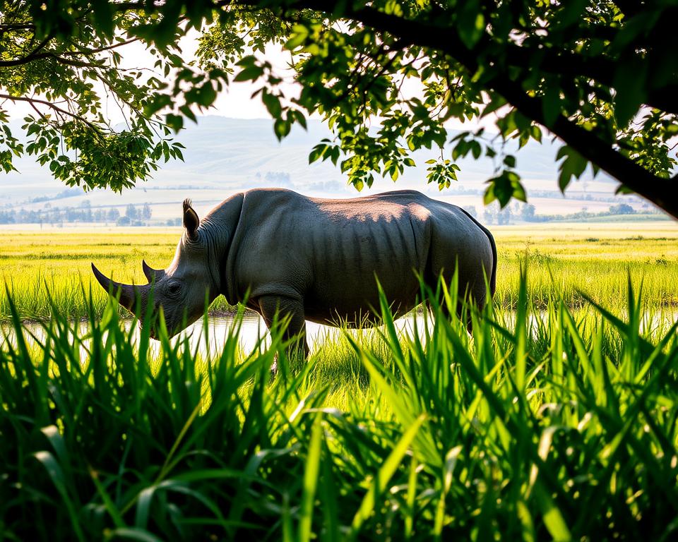 Panzernashorn im Kaziranga-Nationalpark Panzernashorn im Kaziranga-Nationalpark