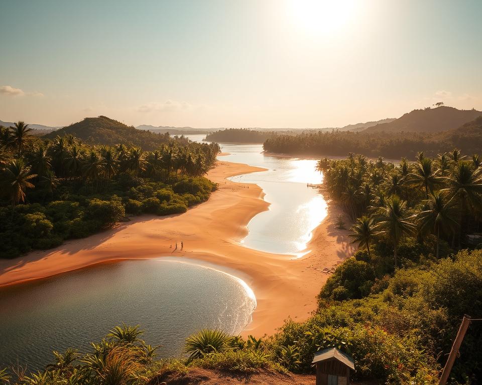 Strände Kerala Landschaft Strände Kerala Landschaft
