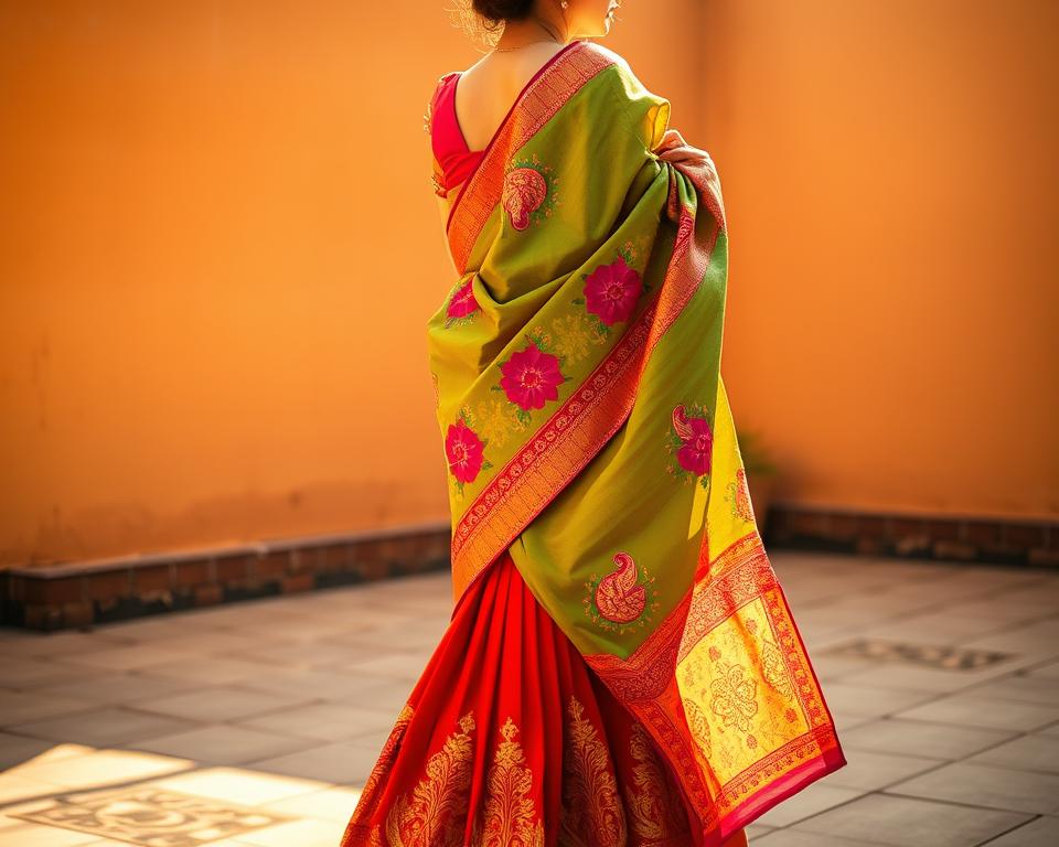 Traditionelle indische Kleidung Sari