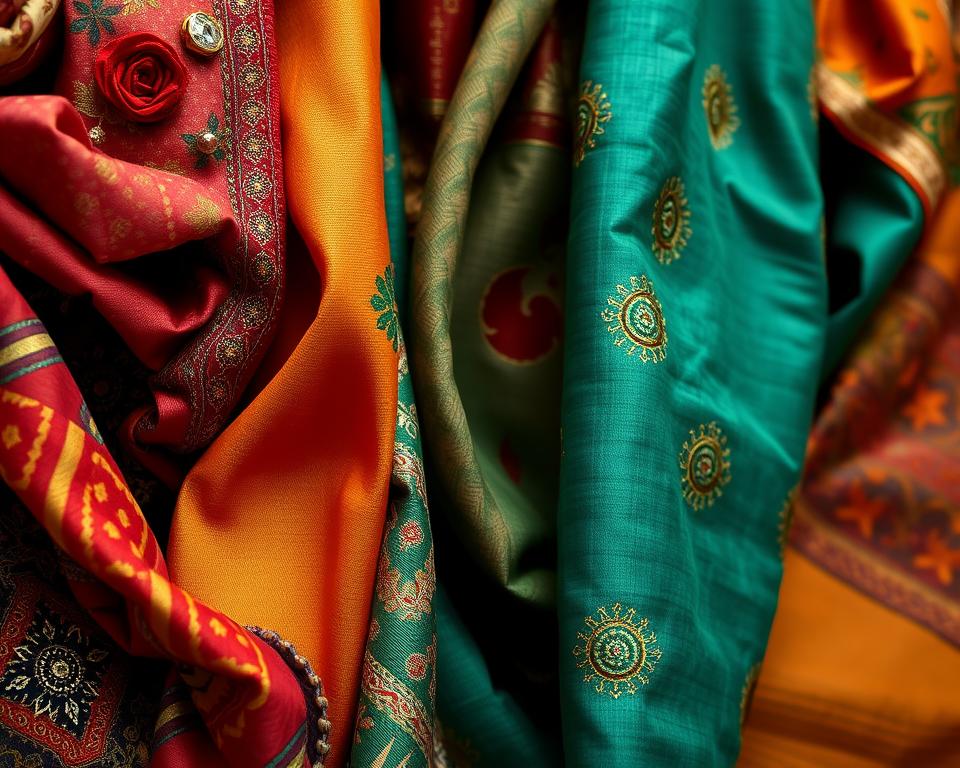 Traditionelle indische Stoffe Traditionelle indische Stoffe