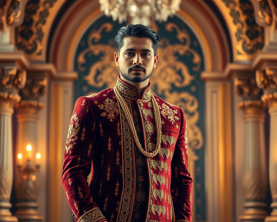 Traditioneller indischer Sherwani Traditioneller indischer Sherwani