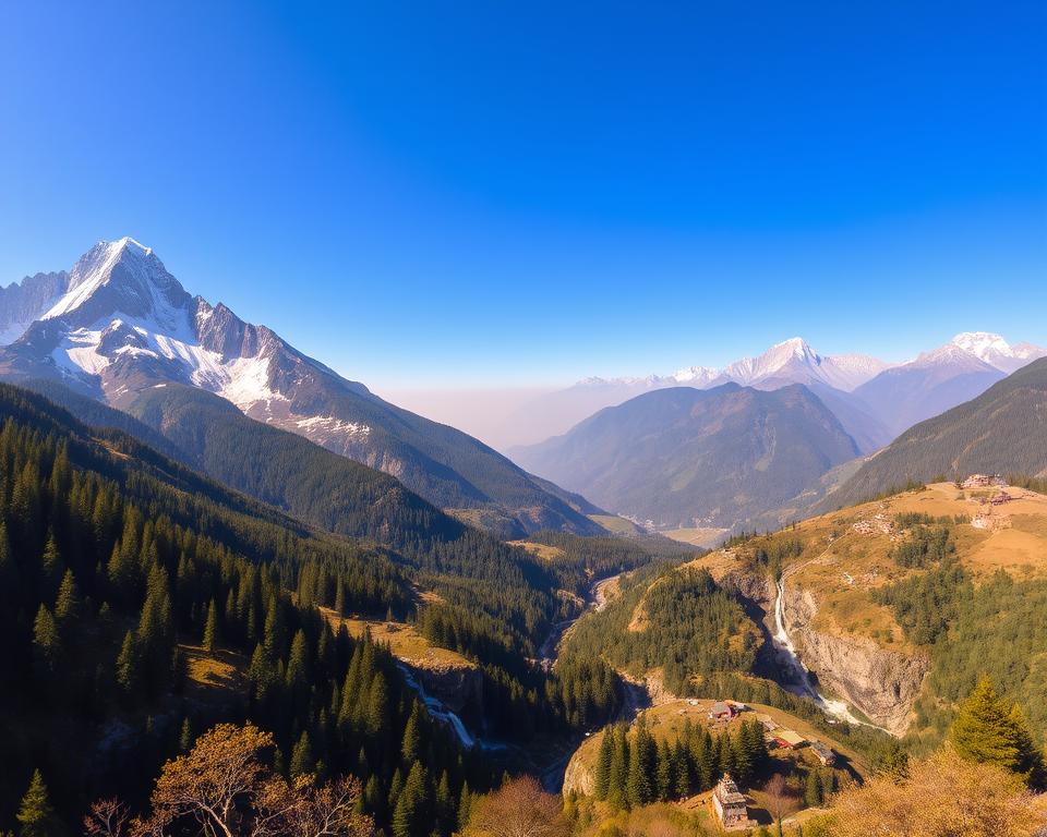 Uttarakhand Geographie Himalaya-Landschaft Uttarakhand Geographie Himalaya-Landschaft