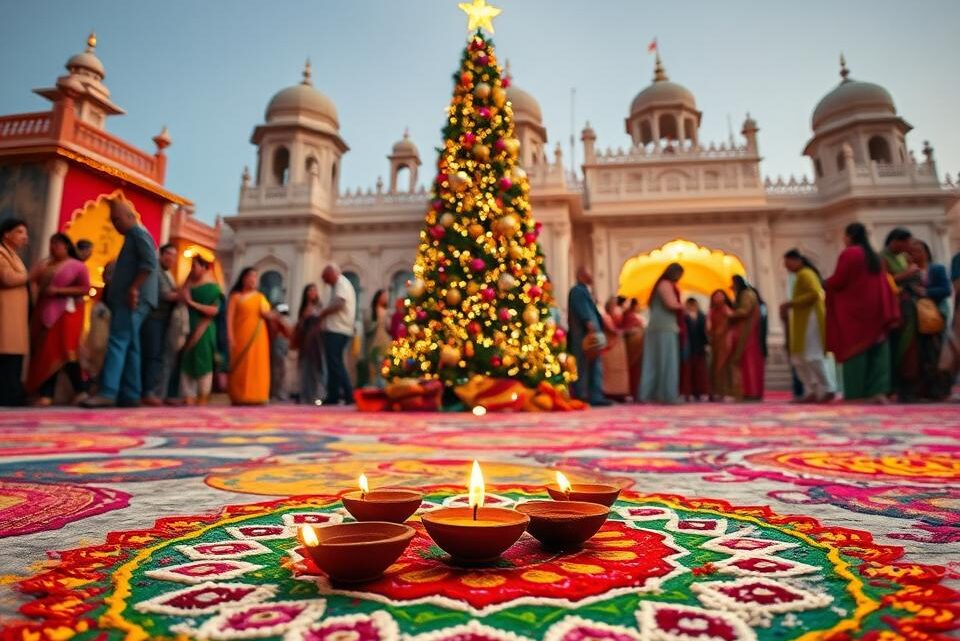 Weihnachten in Indien: Festliche Traditionen erleben