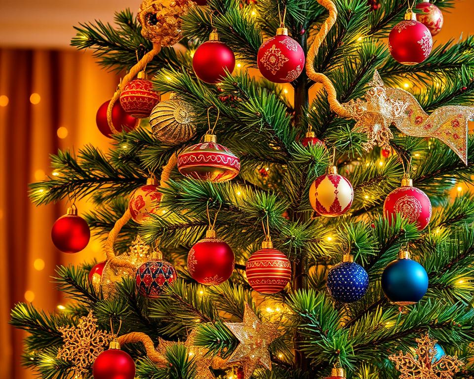 Indischer Weihnachtsbaum Dekoration Indischer Weihnachtsbaum Dekoration