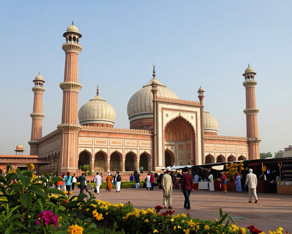 Historische Moschee Architektur Ahmedabad