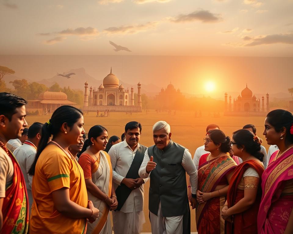 Indische Kopfbewegung in der Geschichte