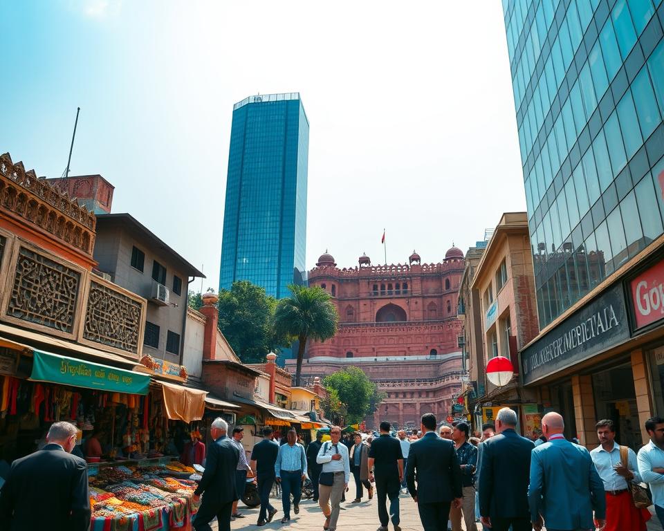Kultureller Schmelztiegel Delhi Altstadt und Moderne