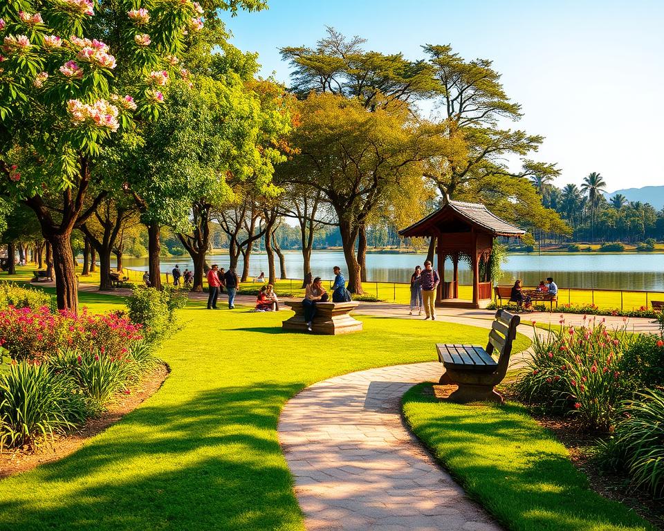 Naturnahe Rückzugsorte Parks Delhi