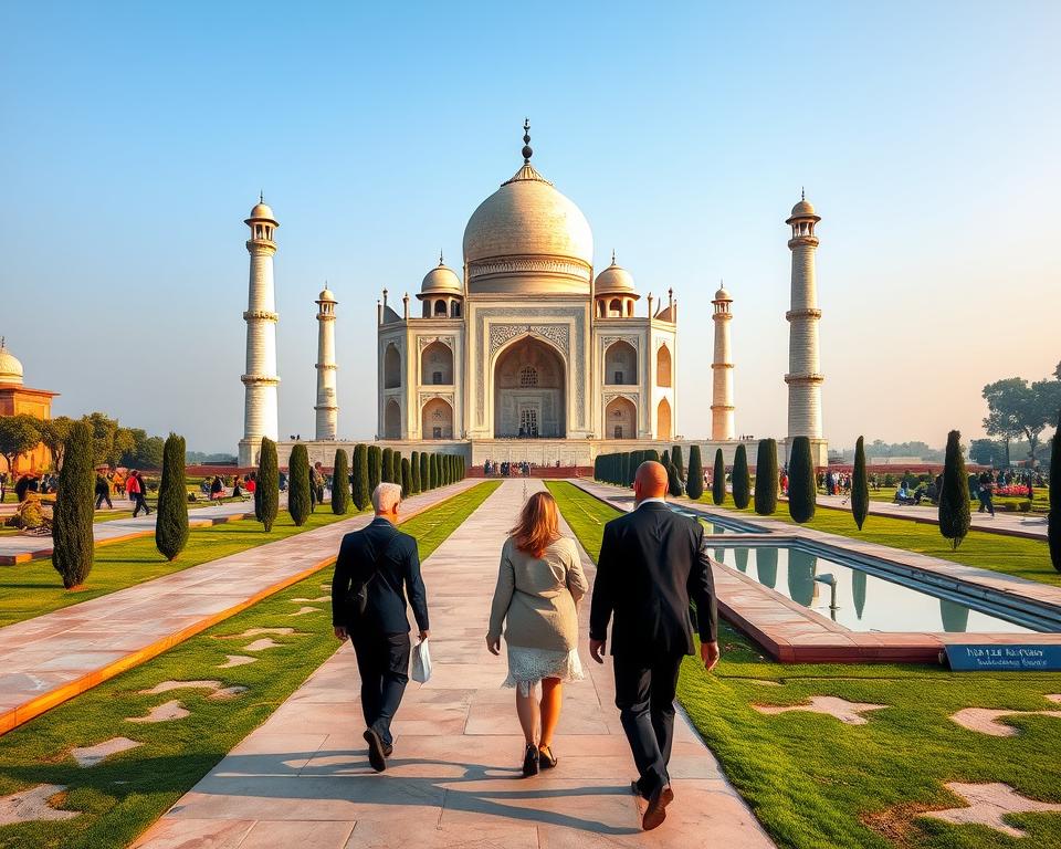 Taj Mahal Besucherstrategie