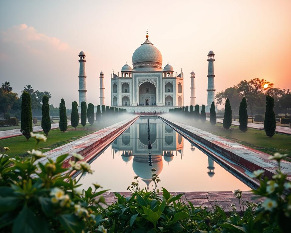 Taj Mahal Sonnenaufgang Fotografie
