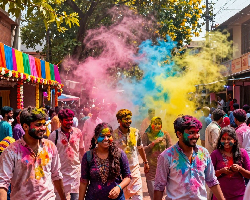 Holi Farbenfest Holi Farbenfest