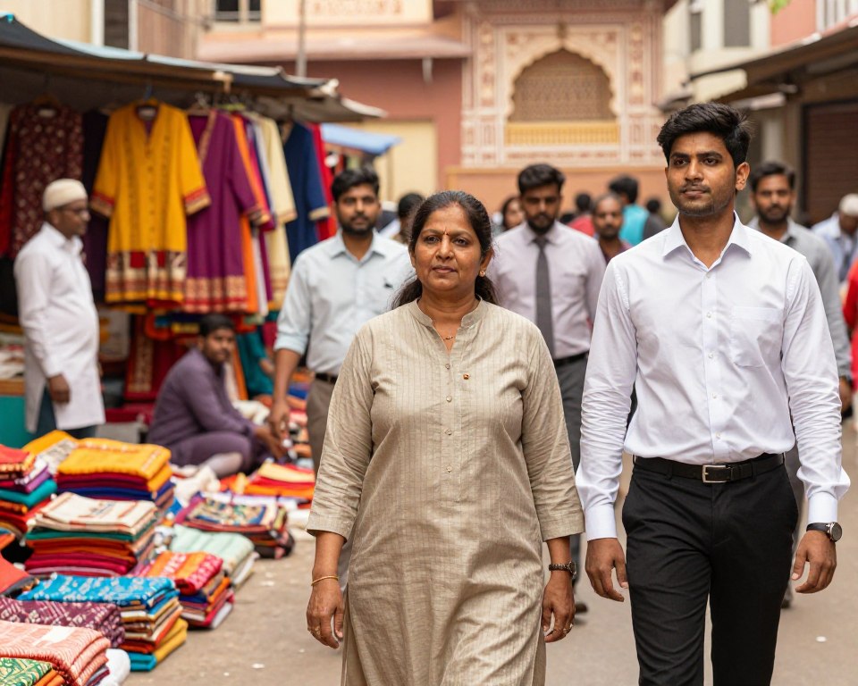 Kleidung und Erscheinungsbild in Indien