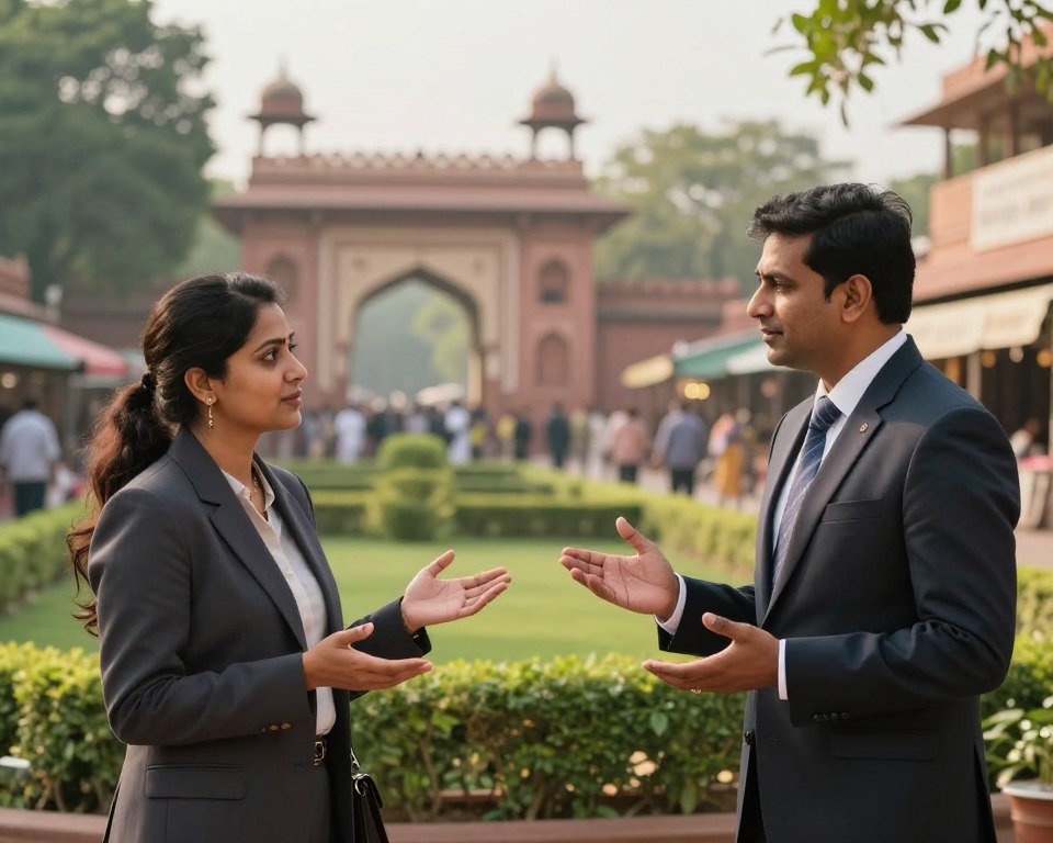 Körpersprache in Indien